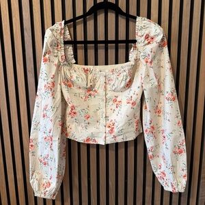 Weworewhat Floral Long Sleeve Women's Top